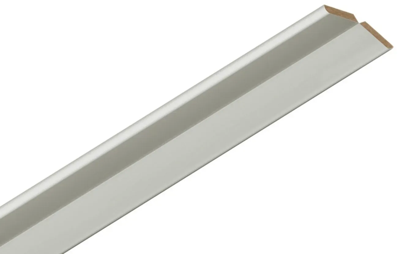 ter Hürne Leisten Faltwinkelleiste Esche kristallweiß FWL 50 Dekor 2400x50x4 mm