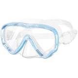 flintronic Taucherbrille Kinder mit Nasenschutz, Schwimmbrille Kinder Schnorchelmaske, 180°Panorama HD Anti Nebel Anti-Leck Taucherbrille für Kinder im Alter von 4-15