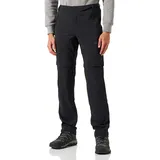 Herren Glastal Zip Off Pants M Wanderhose Schwarz 52 EU