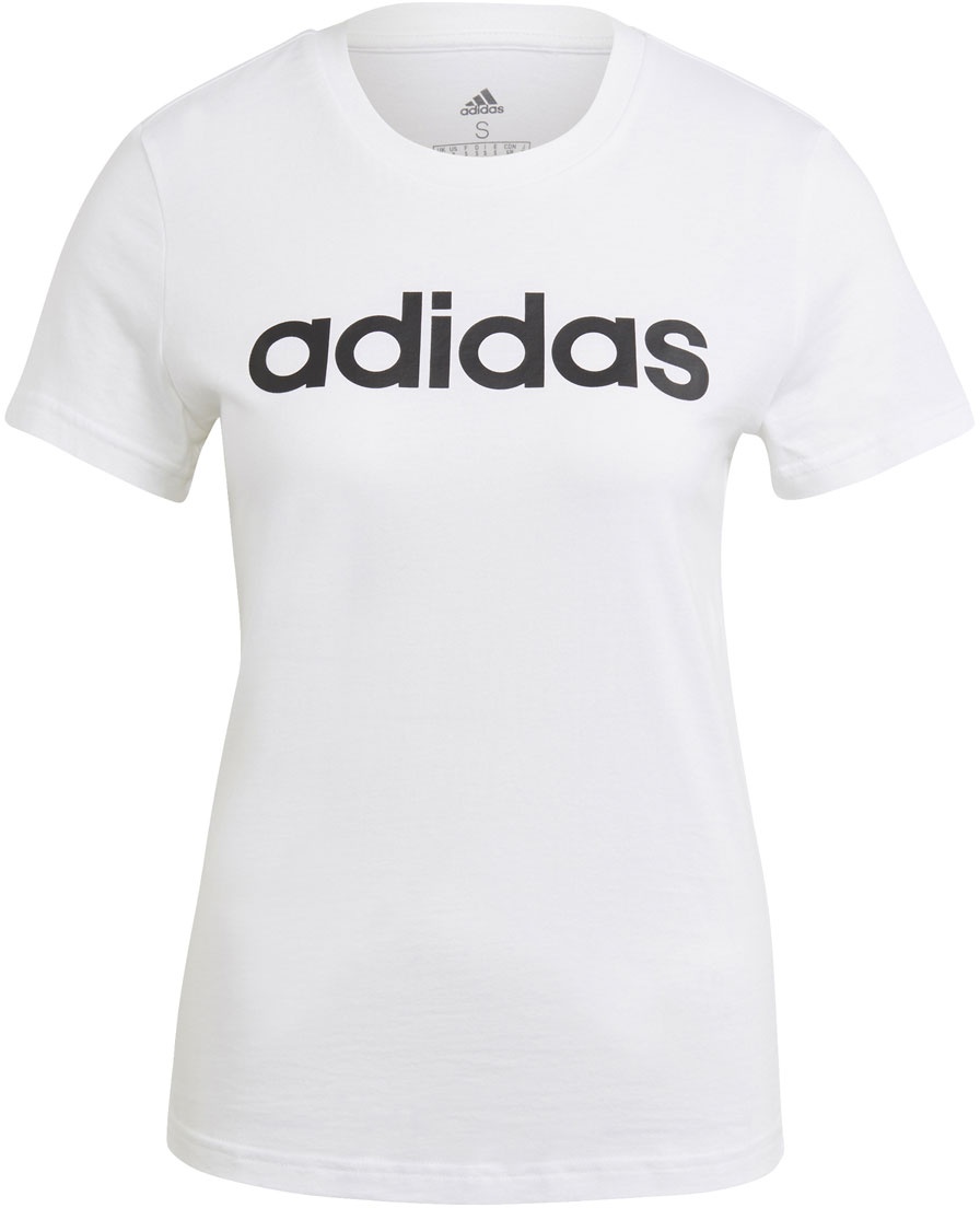 Loungewear Essentials Slim Logo T-Shirt Damen Weiß-XL