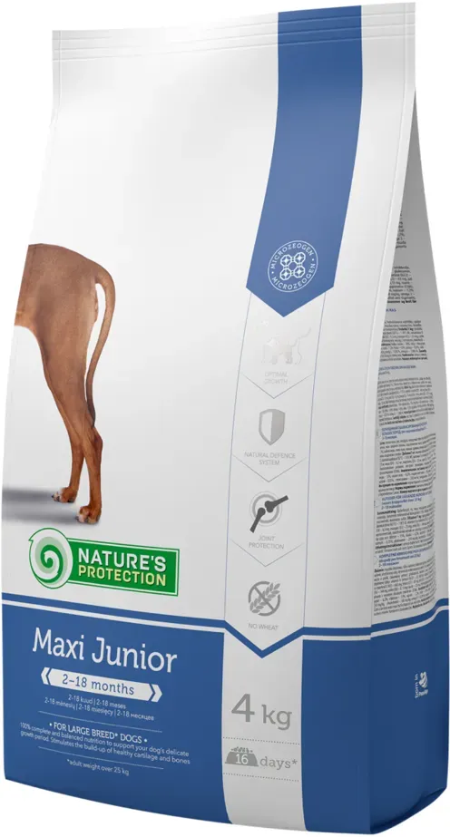 NATURES PROTECTION Maxi Junior 2x4kg (Rabatt für Stammkunden 3%)