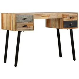 vidaXL Schreibtisch Wiederverwertetes Teak Massivholz