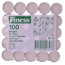 DUNI GMBH Teelichter 39 mm 100 St. weiß