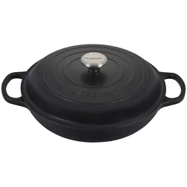 Le Creuset Signature Gourmet-Profitopf 30 cm schwarz