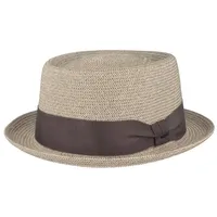 Bailey Strohhut Pork Pie grau XL