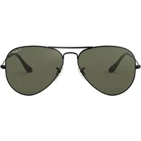 Ray-Ban Aviator Large Metal RB3025 002/58 58-14 polished black/green