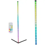 Grundig LED-Eckstehleuchte 140 cm schwarz
