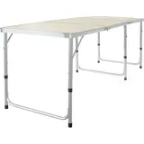 toboli Campingtisch klappbar 180 x 60 x 70 cm grau