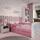 raumhirsch furniture Kinderbett mit Blumenmotiv 80 x 180 cm Holzwerkstoff rosa