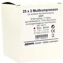 Medenta Mullkompressen 5 x 5 cm steril 50 St.
