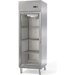 GastroHero Kühlschrank Profi 700 GN 2/1 - mit Glastür