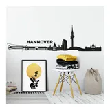 wall-art »XXL Stadt Skyline Hannover 120cm«, (1 St.), selbstklebend, entfernbar