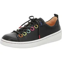 THINK! Kumi chromfrei gegerbte nachhaltige Halbschuhe, SCHWARZ/Kombi 0000