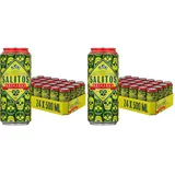 SALITOS Original Tequila Biermix, 24 x 0,5l Dosen Einweg, Biermischgetränk mit Tequila-Geschmack, tropisch-fruchtige Note, 5,9% Vol. – Perfekt für einen Abend mit seinen Freunden (Packung mit 2)