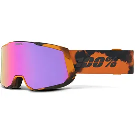 100% Snowcraft XL Skibrille (Größe One Size, orange)