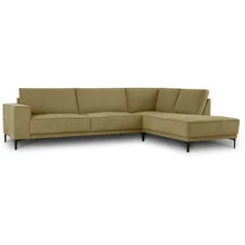 OTTO home Eckcouch Mikrofaser 3-Sitzer Grün