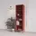 Jan Nowak Bücherregal Metall 50 x 180 x 35 cm Rot
