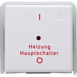Kopp 627302086 STANDRAD - Heizungshauptschalter, Farbe: arktisweiß