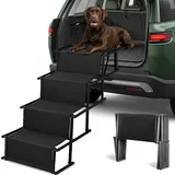 Hundetreppe Auto Klappbar 4 Stufen Hunde Einstiegshilfe