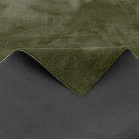 Pergamon Luxus Super Soft Fellteppich Pearl Tannengrün 80x150cm