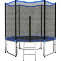305 Cm Trampolin Mit Sicherheitsnetz Und Außenleiter Für Den Außenbereich.