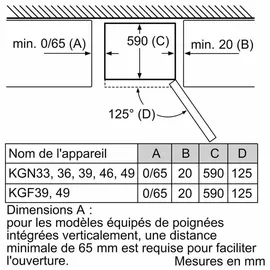 Bosch Serie 2 KGN33NWEB Kühl-Gefrierkombination (282 l, 1760 mm hoch, Weiß)