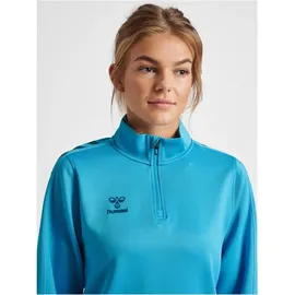 hummel Half Zip Sweatshirt Blau M