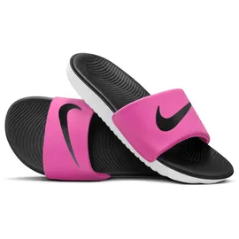 Nike Kawa Slides Badelatschen Jungen 600 - laser fuchsia/black-white 40