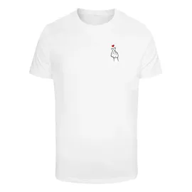Mister Tee Love Sign 2.0 weiß 5XL
