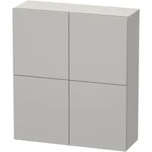 Duravit L-Cube Halbhochschrank 70 x 80 x 24,3 cm Betongrau Matt