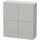 Duravit L-Cube Halbhochschrank 70 x 80 x 24,3 cm Betongrau Matt
