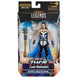 Marvel Legends Thor: Love and Thunder 15 cm große King Valkyrie Action-Figur, 1 Accessoire, 2 Build-A-Figure Elemente, Multi (F1407)