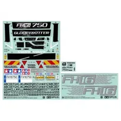 Aufkleber (a+b), Metall-Sticker 56375