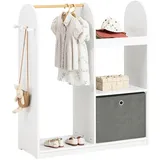 SoBuy Kindergarderobe Weiß