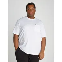 Tommy Hilfiger Big & Tall T-Shirt »BT-POCKET TEE-B«, Große Größen mit Brusttasche Gr. 4XL, White, & 14485056-4XL