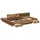 vidaXL Aufbewahrungsbettgestell 180 x 200 cm Brown