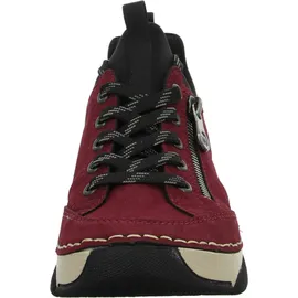 Rieker Sneaker in Schwarz/Bordeaux | Gr.: 38