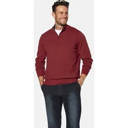 Rundhalspullover BABISTA "Pullover AMILON", Herren, Gr. L, rot, Obermaterial: 100% Baumwolle CO., Pullover Rundhalspullover