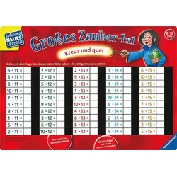 Großes Zauber-1 x 1 - Kreuz und quer mit der Zaubertafel