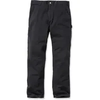 CARHARTT Washed Twill, Textilhose - Schwarz - W42/L32