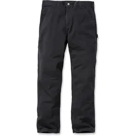 CARHARTT Washed Twill, Textilhose - Schwarz - W42/L32