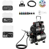 Vevor Airbrush Set 3 Pistolen 0,3/0,3/0,5 mm Acrylfarbe