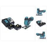 Makita DJV 185 RT Akku Pendelhubstichsäge 18 V Brushless + 2x Akku 5,0 Ah + Ladegerät