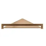Herzbach Living Eckablage 21.821000.1.39 für Duschutensilien, Wandmontage, 216mm, copper steel
