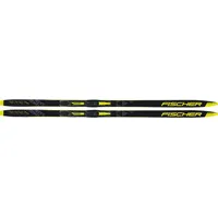 Fischer Sprint Crown Junior Langlaufski Set Schwarz 170 cm