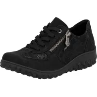 Rieker Damen schwarz - Extra Weit - Schwarz