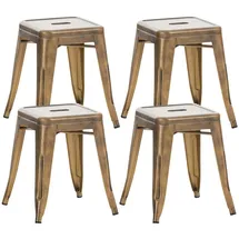 deluke Hocker FULDA 40 x 46 x 40 cm Gold
