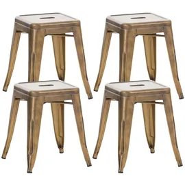 deluke Hocker FULDA 40 x 46 x 40 cm Gold