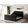 altdecor Boxspringbett mit Matratze, Topper, Polsterbett mit, Bettkasten MIAMI-Z KING - 180x200 - Schwarz Holzwerkstoff, Höhe ca. 20 cm cm, Schlafzimmer, Betten, Boxspringbetten
