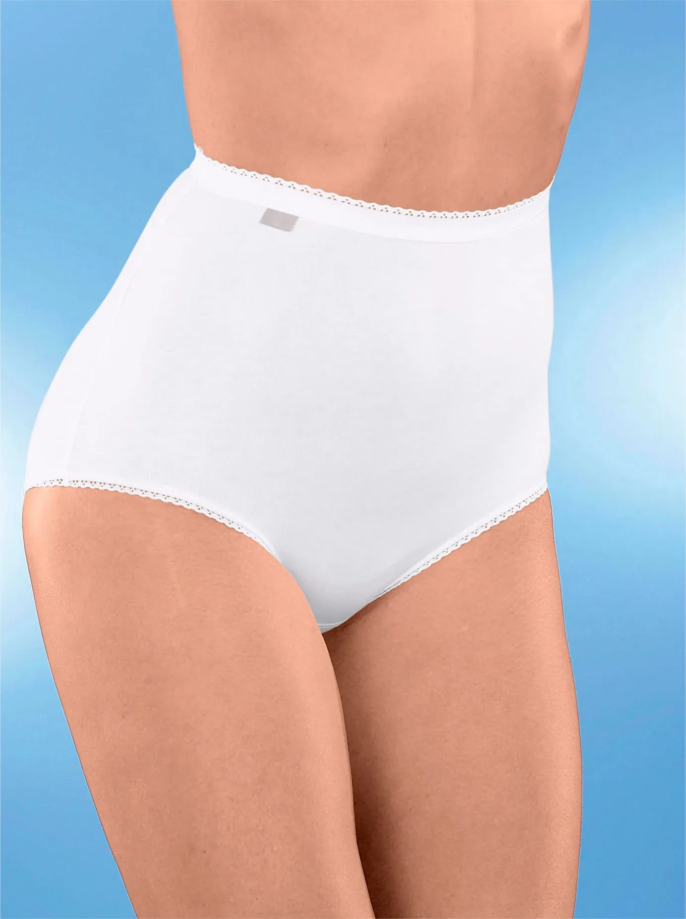 Taillenslip PLAYTEX Gr. 42, weiß Damen Unterhosen